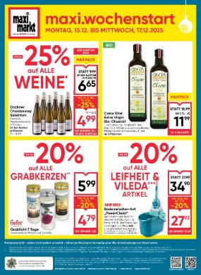 Titelbild des Prospekts von Maximarkt