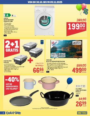 Titelbild des Prospekts von METRO CRAZY DAYS