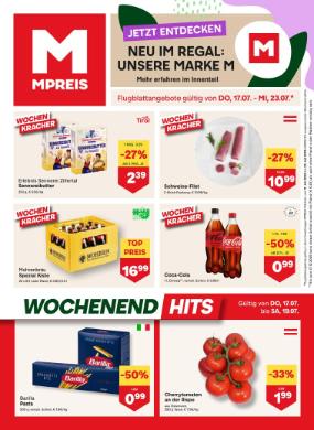 Titelbild des Prospekts von MPREIS VBG