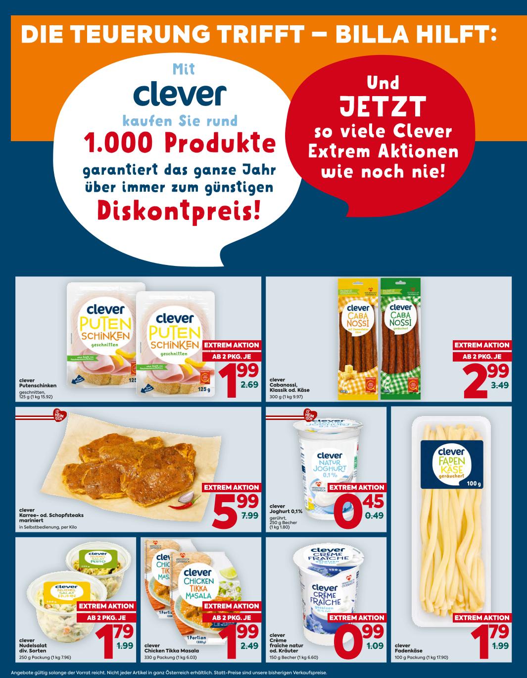 Prospekt von BILLA PLUS