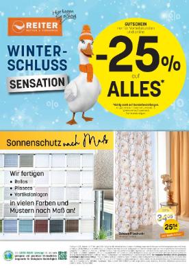 Titelbild des Prospekts von Betten Reiter