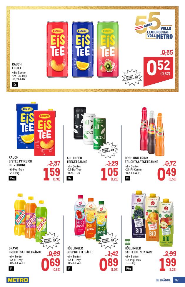 Prospekt von METRO
