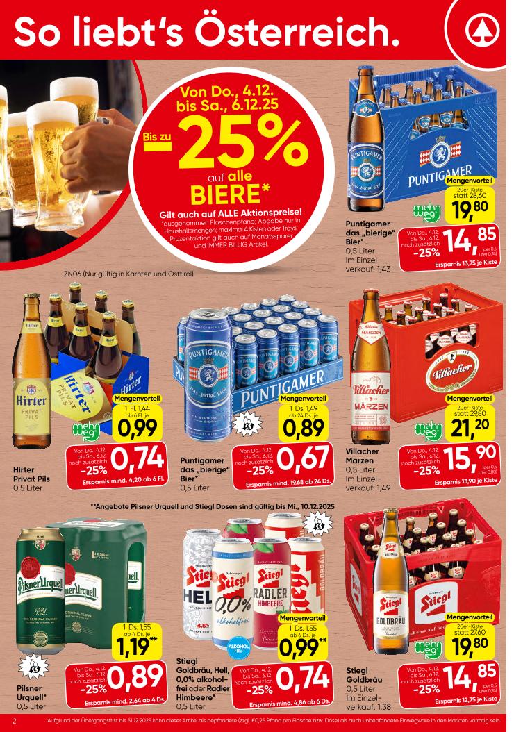 Prospekt von SPAR