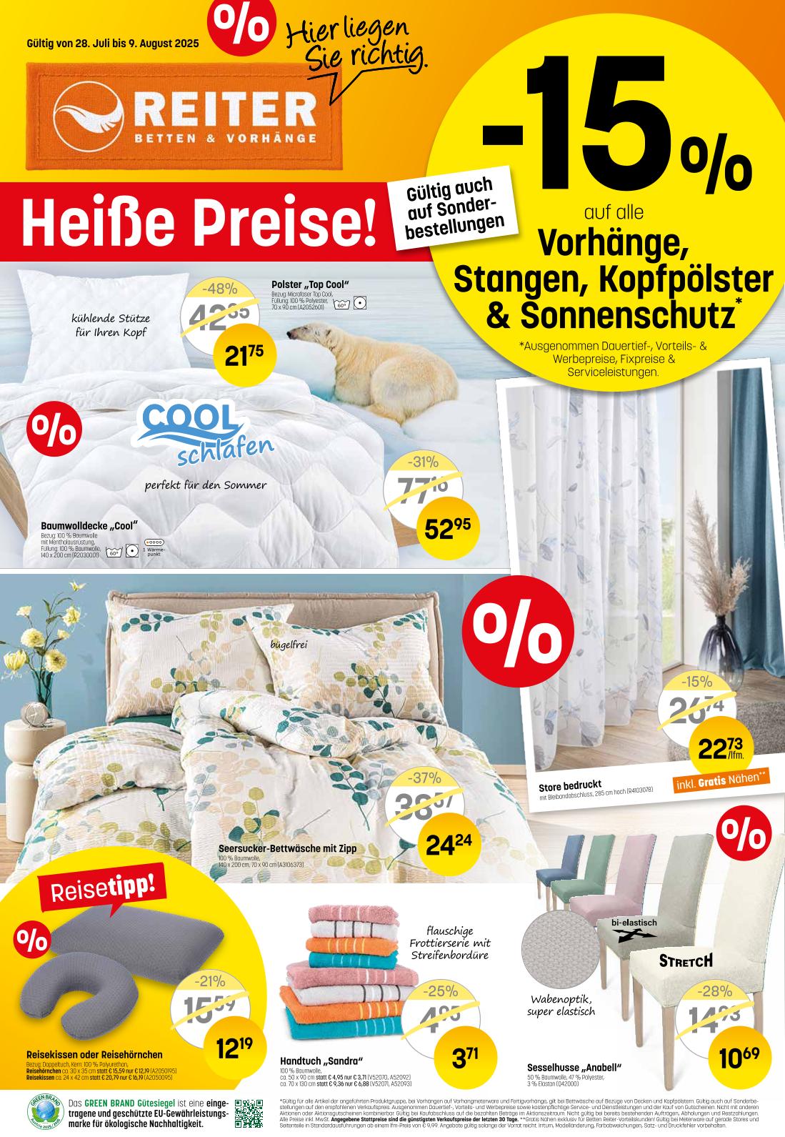 Prospekt von Betten Reiter
