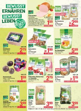 Titelbild des Prospekts von Maximarkt Wels / Ried / Vöcklabruck / Anif / Bruck