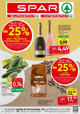 Titelbild des Prospekts von SPAR Wien / NOE / BGLD