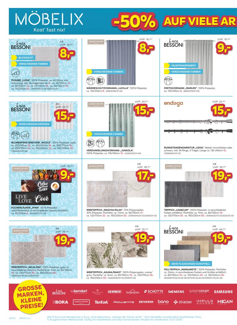 Prospekt von Möbelix