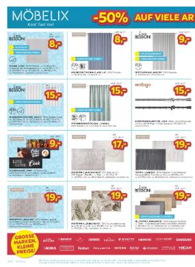 Titelbild des Prospekts von Möbelix