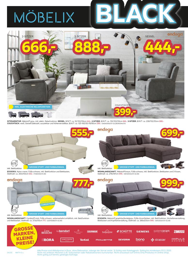 Prospekt von Möbelix
