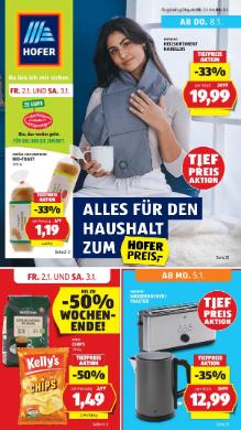 Titelbild des Prospekts von HOFER