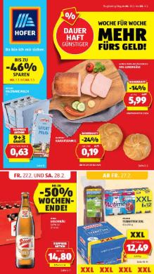 Titelbild des Prospekts von HOFER