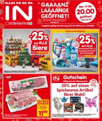 Titelbild des Prospekts von INTERSPAR VBG