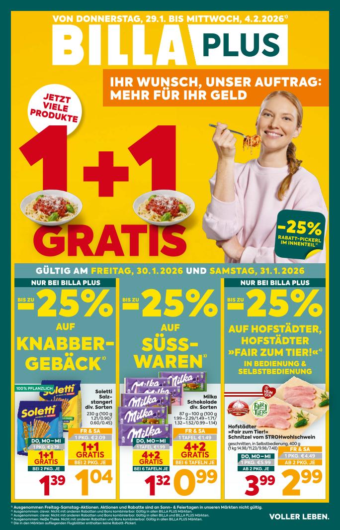 Prospekt von BILLA PLUS