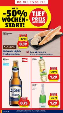 Titelbild des Prospekts von HOFER