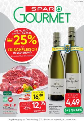 Titelbild des Prospekts von SPAR Gourmet