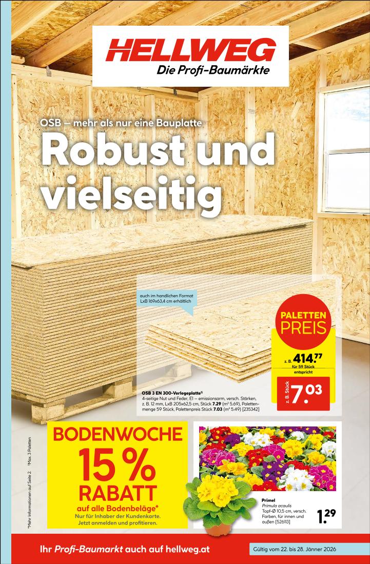 Prospekt von HELLWEG