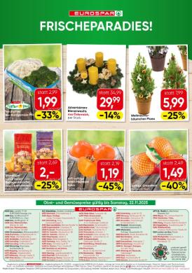 Titelbild des Prospekts von EUROSPAR OÖ