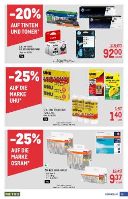Titelbild des Prospekts von METRO PROFI