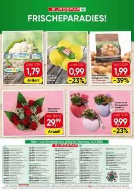 Titelbild des Prospekts von EUROSPAR W / NOE / BGLD