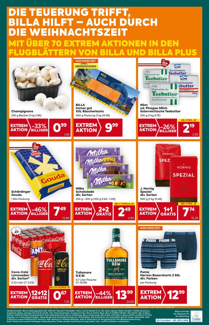 Prospekt von BILLA PLUS