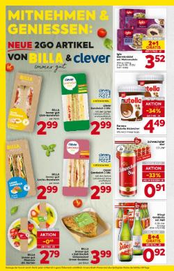 Titelbild des Prospekts von BILLA Burgenland