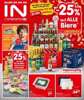 Titelbild des Prospekts von INTERSPAR Wien