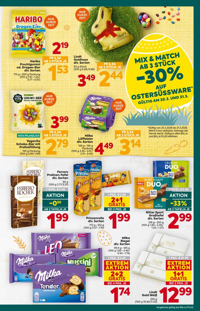 Prospekt von BILLA PLUS