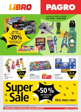 Titelbild des Prospekts von PAGRO & LIBRO