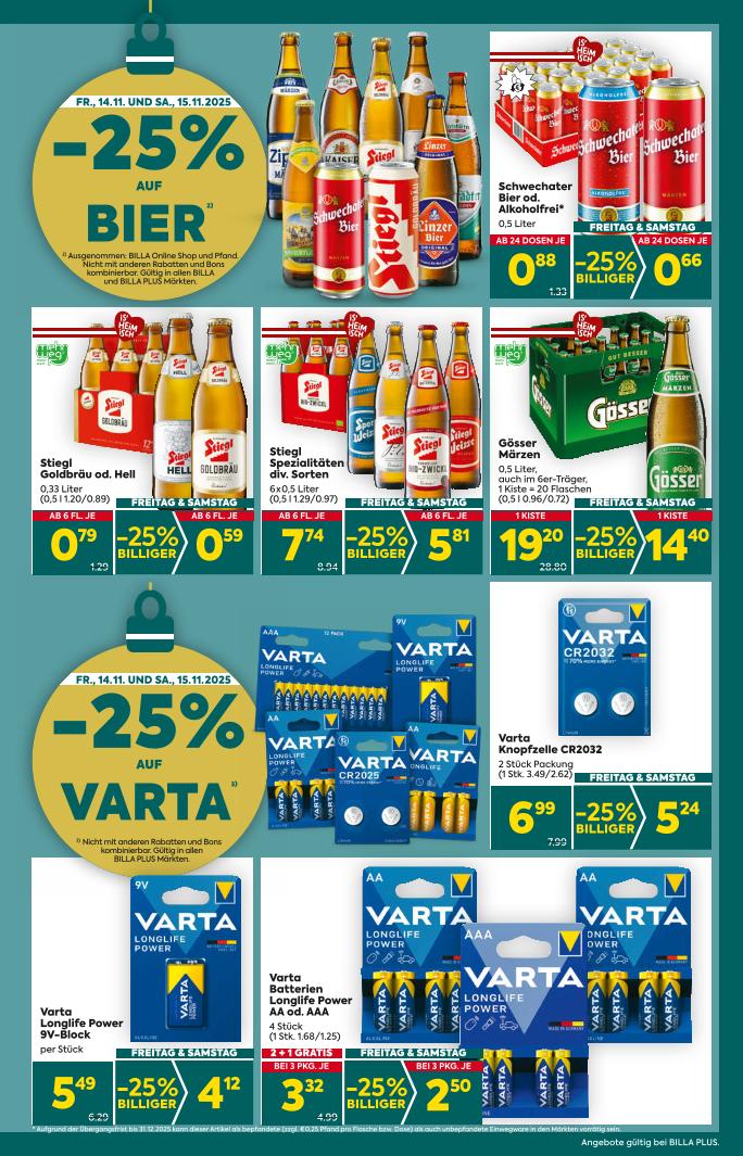 Prospekt von BILLA PLUS