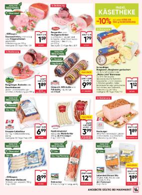 Titelbild des Prospekts von Maximarkt Linz / Haid