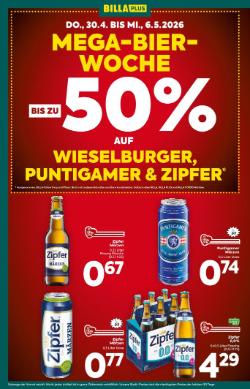 Titelbild des Prospekts von BILLA PLUS Salzburg / Tirol