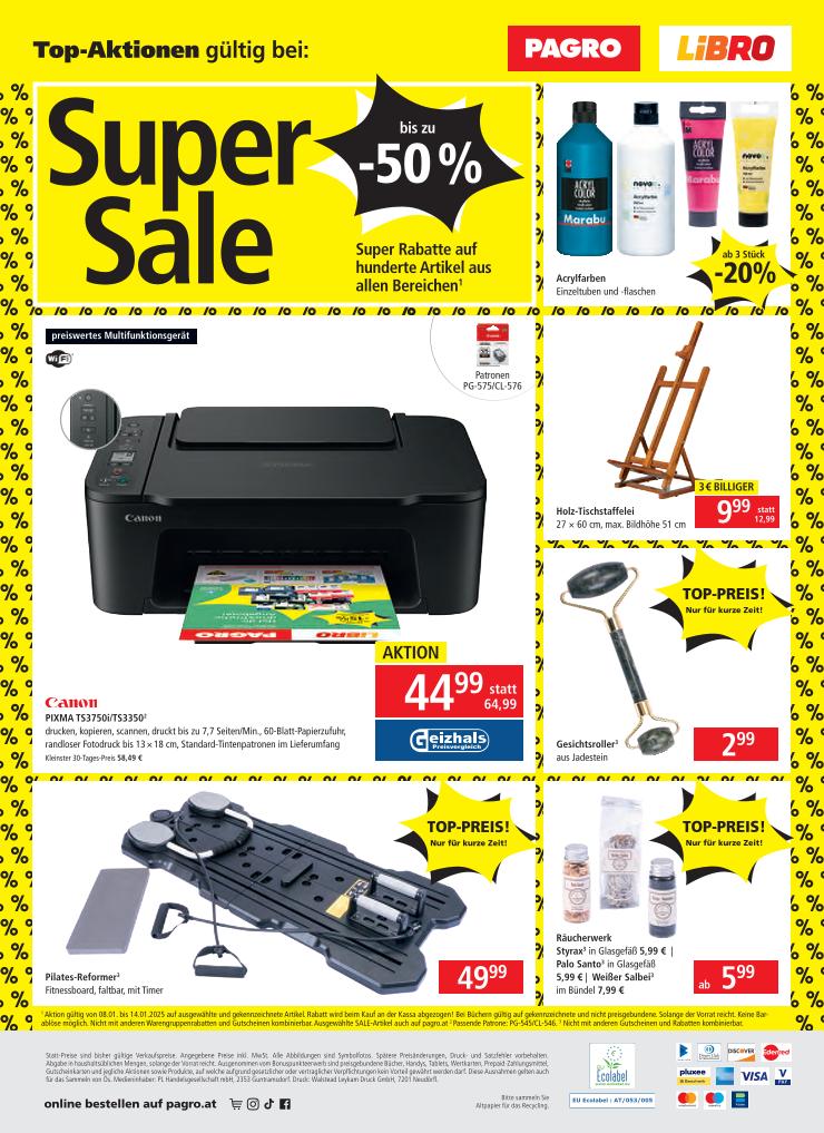 Prospekt von PAGRO & LIBRO