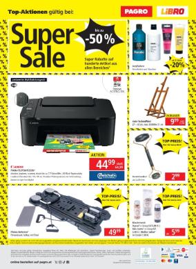 Titelbild des Prospekts von PAGRO & LIBRO