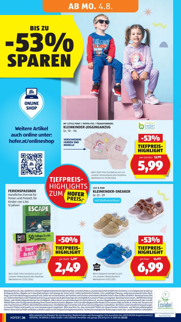 Prospekt von HOFER