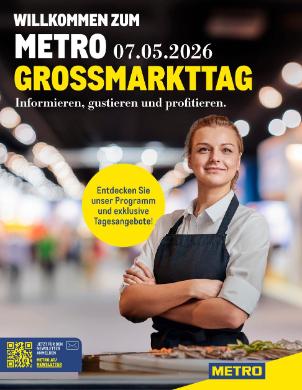 Titelbild des Prospekts von METRO GROSSMARKTTAG