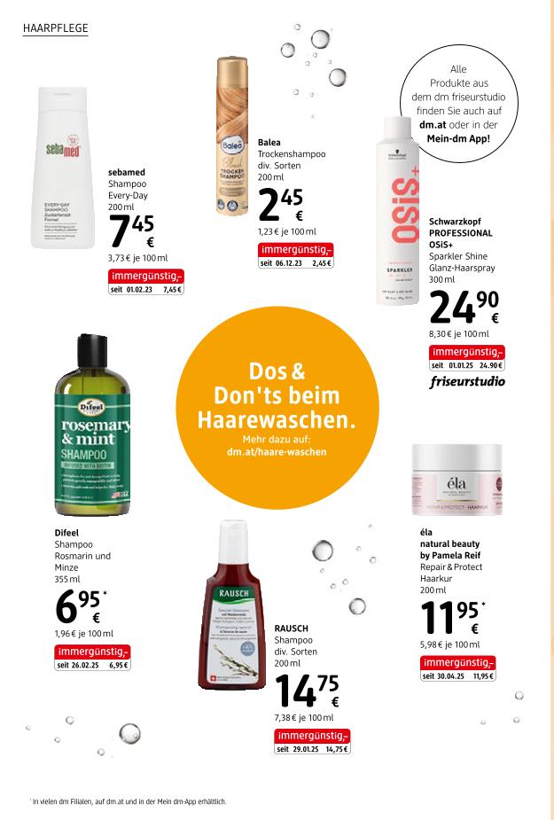 Prospekt von dm drogerie markt