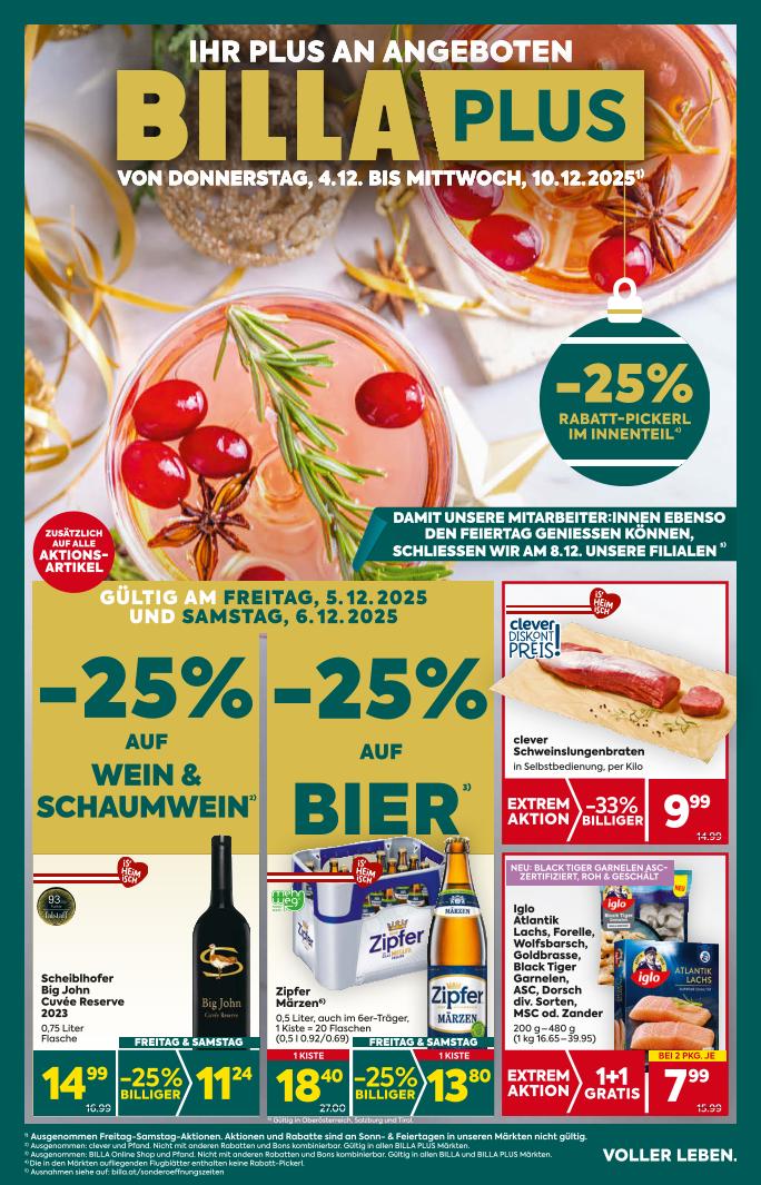 Prospekt von BILLA PLUS