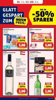 Titelbild des Prospekts von HOFER