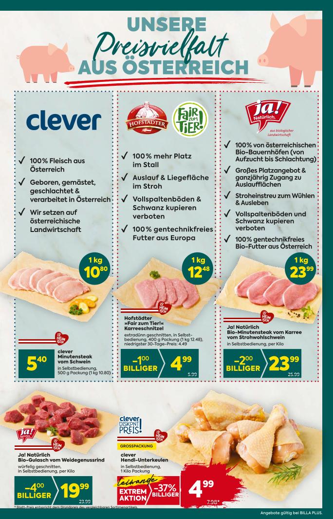 Prospekt von BILLA PLUS