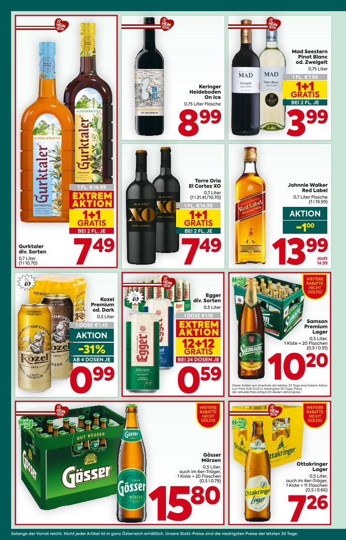 Prospekt von BILLA PLUS