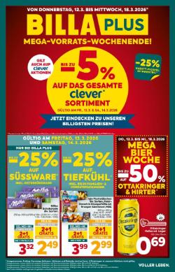 Titelbild des Prospekts von BILLA PLUS Salzburg