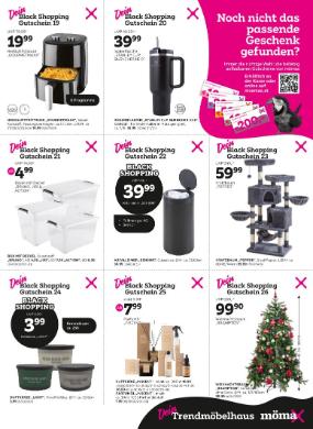 Titelbild des Prospekts von mömax Black Shopping