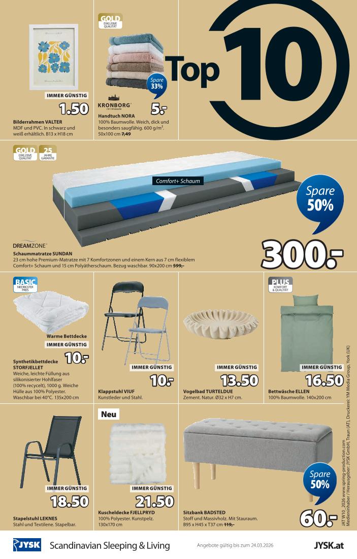 Prospekt von JYSK