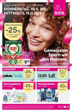 Titelbild des Prospekts von Bipa