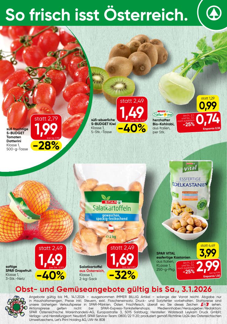 Prospekt von SPAR