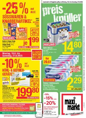 Titelbild des Prospekts von Maximarkt Bruck