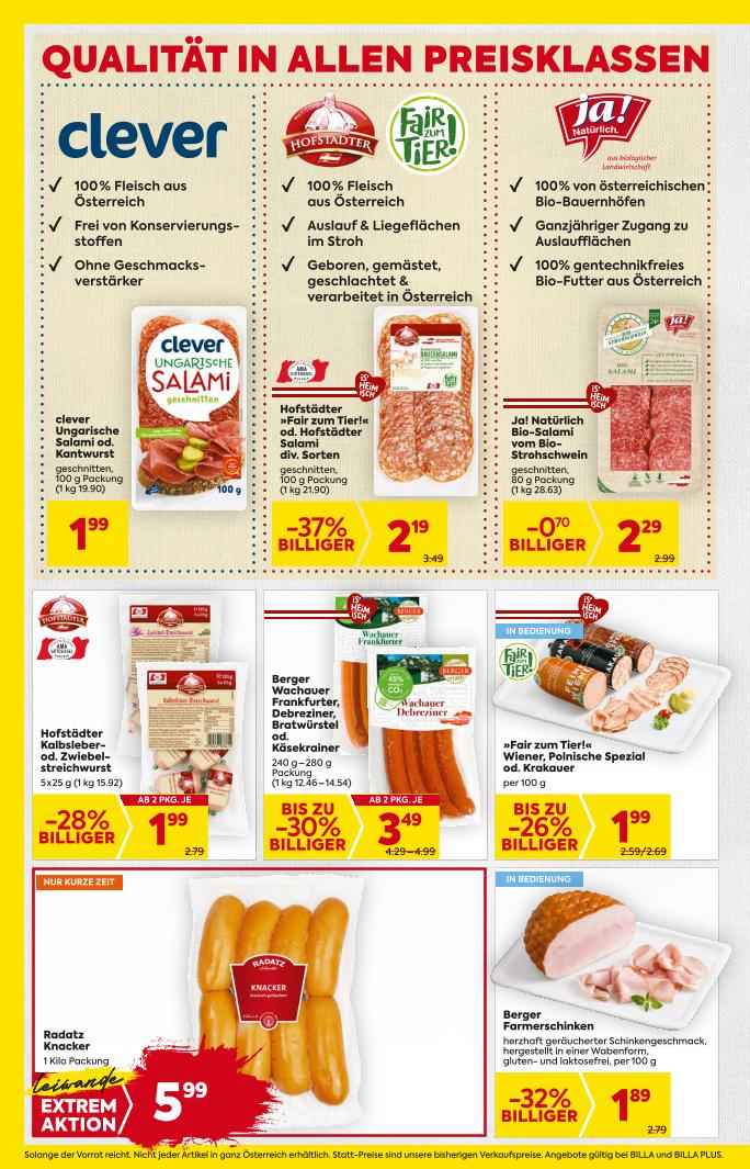 Prospekt von BILLA