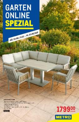 Titelbild des Prospekts von METRO GARTEN SPEZIAL