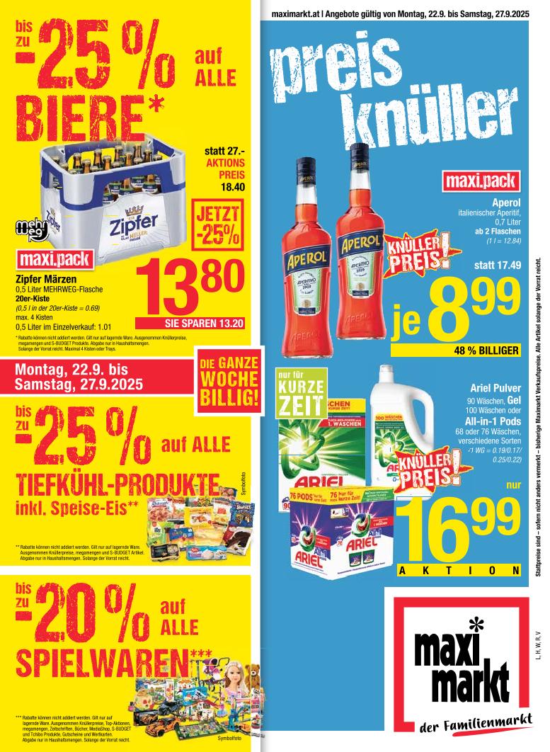 Prospekt von Maximarkt