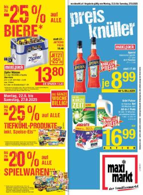 Titelbild des Prospekts von Maximarkt Linz / Haid